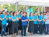 Công đoàn May 10 dâng hương tại đền thờ lãnh tụ Nguyễn Đức Cảnh
